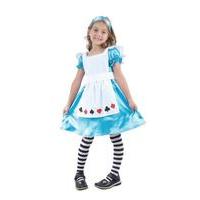 Henbrandt Girls Alice In Wonderland Style Costume Large
