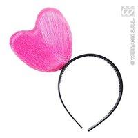 Heart Headbands - Pink Job Theme Hats Caps & Headwear For Fancy Dress Costumes