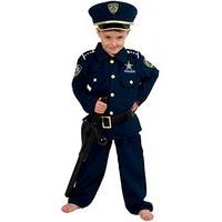 Heavy Fabric Policeman (128cm) (coat Pants Belt Hat)