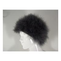 Helene Berman Grey Marabou Feather Hat