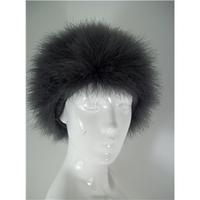 Helene Berman Grey Marabou Feather Hat