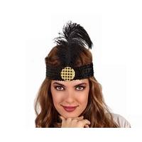 Head Dress Charleston Black