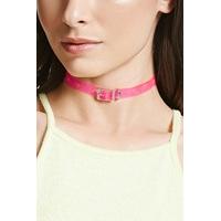 heart cutout jelly buckle choker