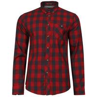 Hedley Lumberjack Checked Shirt in Rio Red  Tokyo Laundry