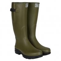 Heritage 1845 Neoprene Wellington Boots, Khaki Green, 36 (UK 3)