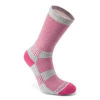 Heat Regulating Travel Sock Pink Dove Grey