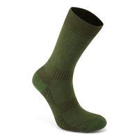 Heat Regulating Travel Sock Lime Khaki