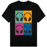 Headphones Vintage Style Pop Art