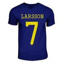 henrik larsson sweden hero t shirt navy