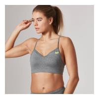 Heartbeat Sports Bra - Grey, XS