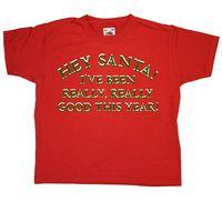 Hey Santa Kids T Shirt