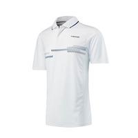 head club technical mens polo shirt whitenavy xl