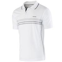 Head Club Technical Boys Polo Shirt SS16 - White/Black, M