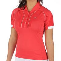 head performance womens polo shirt pink xs