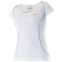 Head Club Technical Ladies T-Shirt SS16 - White, XS