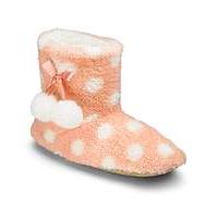 Heavenly Soles Print Fluff Slipper Boots