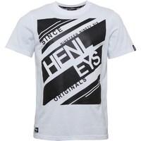 Henleys Mens Planet T-Shirt White