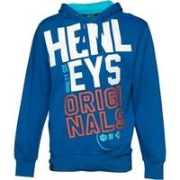 henleys mens madcap hoody royal blue