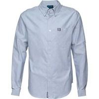 Henleys Mens Long Sleeve Shirt Blue