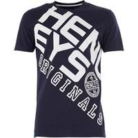 Henleys Mens Ara T-Shirt Navy/White