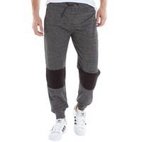 Henleys Mens Quarter Skinny Joggers Salt And Pepper