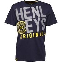 henleys mens centaur t shirt medieval blue