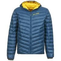 helly hansen verglas hooded down insulator mens jacket in blue