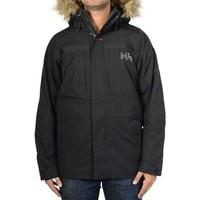 helly hansen parka coastal 2 990 black mens parka in black