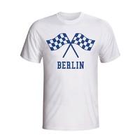 Hertha Berlin Waving Flags T-shirt (white) - Kids