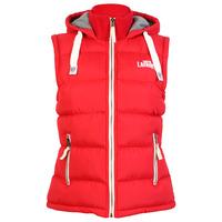 Henrietta Red Hooded Gilet - Tokyo Laundry