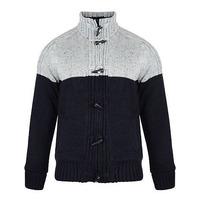 Heavy Knit Jacket in Dark Navy Dissident