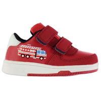 Heatons Fire Truck Light Up Trainers Child Boys