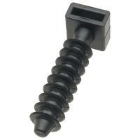 hellermanntyton lok01b wall mounted screw tie pack of 100