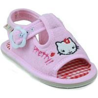Hello Kitty Ralfis pink towel girls\'s Baby Slippers in pink