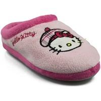 hello kitty kamelle girlss childrens slippers in pink