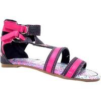 Hello Kitty hk azalea girl\'s denim pink flat sandals new girls\'s Children\'s Sandals in blue