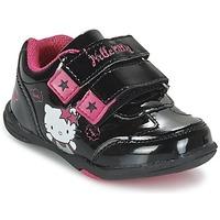 hello kitty babule girlss childrens shoes trainers in black