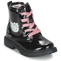 hello kitty basila girlss childrens mid boots in black