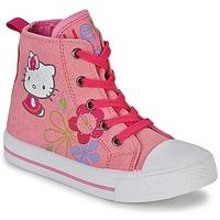 Hello Kitty HK LONS girls\'s Children\'s Shoes (High-top Trainers) in pink