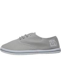 Henleys Mens Stash Plimsolls Grey/White