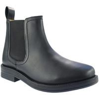 heavenly feet leather womens chelsea boot mens boots in black