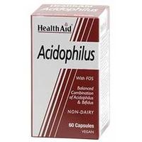 Health Aid Acidophilus (100million) with FOS 60 VCaps