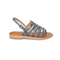 heriber leather toe post sandals