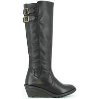 heavenly feet emerald womens high boots in black