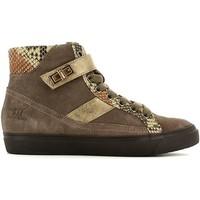 henry cottons 152w523 14 sneakers women taupe womens shoes high top tr ...