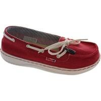Hey Dude Moka women\'s Boat Shoes in red