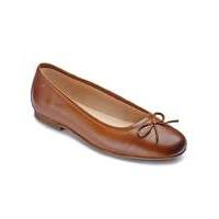 Heavenly Soles Bow Ballerina Shoes EEE