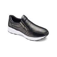 Heavenly Soles Zip Trainer Shoes EEE Fit