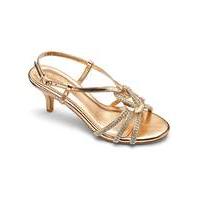 Heavenly Soles Diamante Sandals E Fit