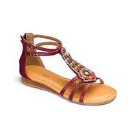 Heavenly Soles Beaded Sandals E Fit